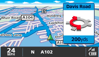 Snooper S600 Syrius Plus - Roundabout screen